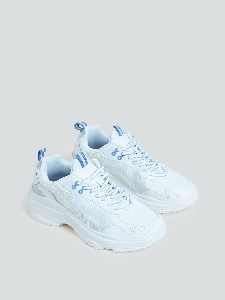 LUNA BLU White Chunky Sneakers